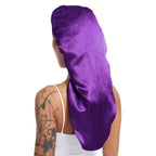 Extra Large Long Satin Sleep Bonnet
