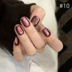 12ml 1-21pcs Brown Gold Cat Eye Gel Nail Polish
