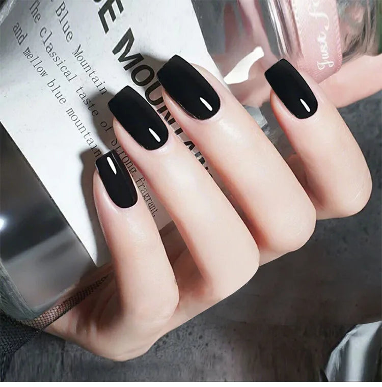 24pcs Professional Ultra-thin Finished Fake Nails