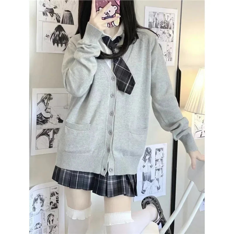 Loose Long Sleeve Knitted Sweater Coat