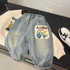 Simple Loose Casual Straight Tube Pants