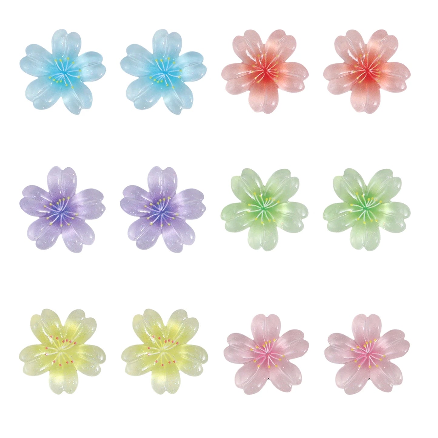 Sakura Flower Croc Charms