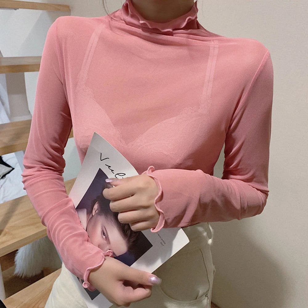 See Through Transparent Top