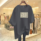 Geometric Square Logo Graphic Tee