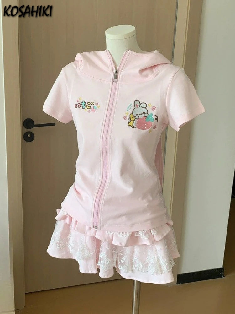 Rabbit Ear Hooded Jacket
