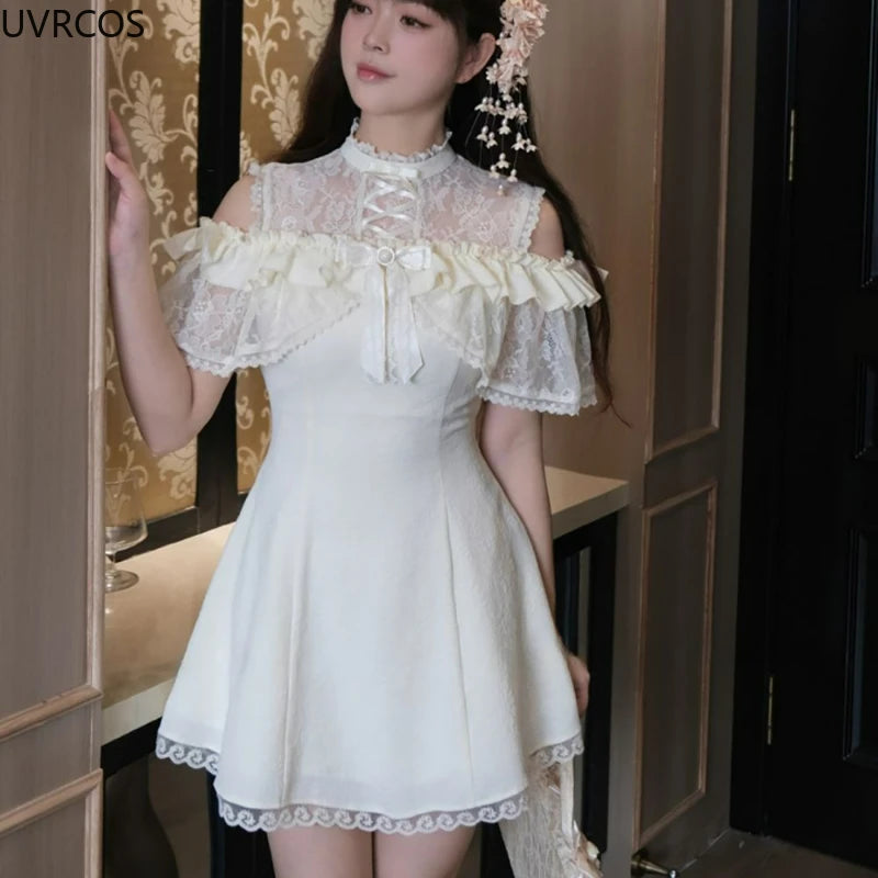 Rhinestone Bow Dress