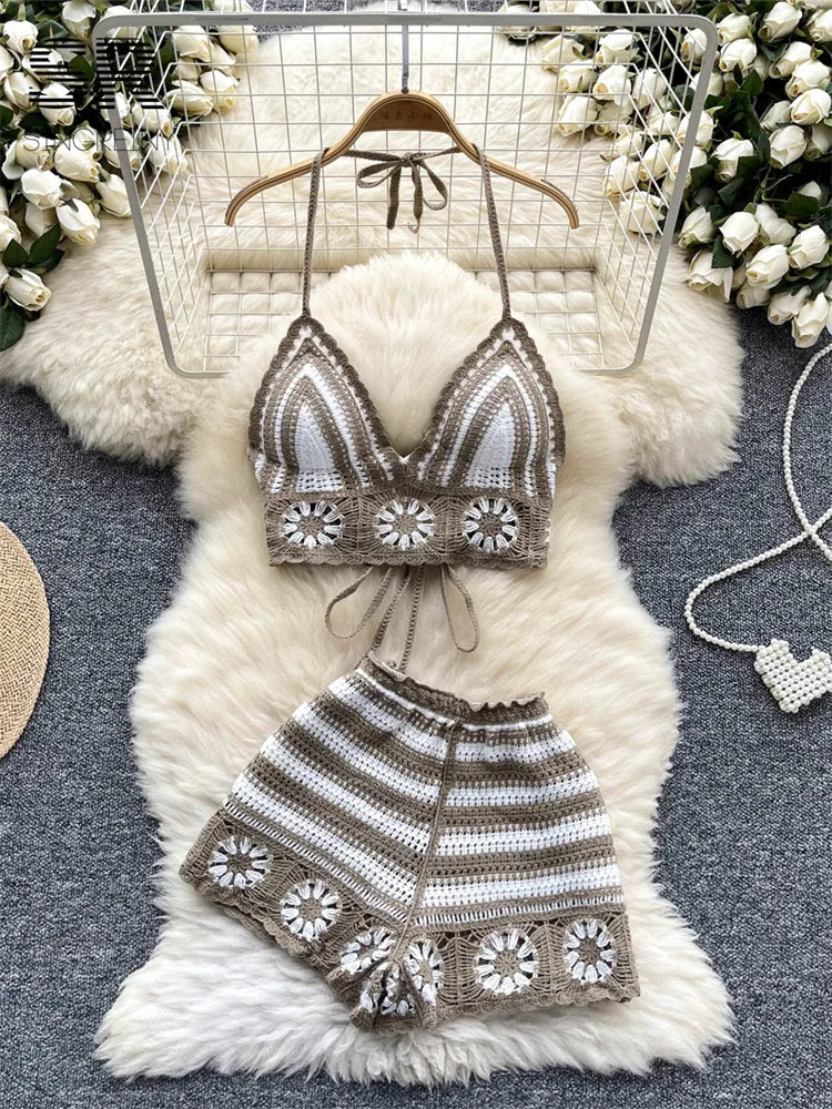 Beach Vacation Knit 2pcs Set