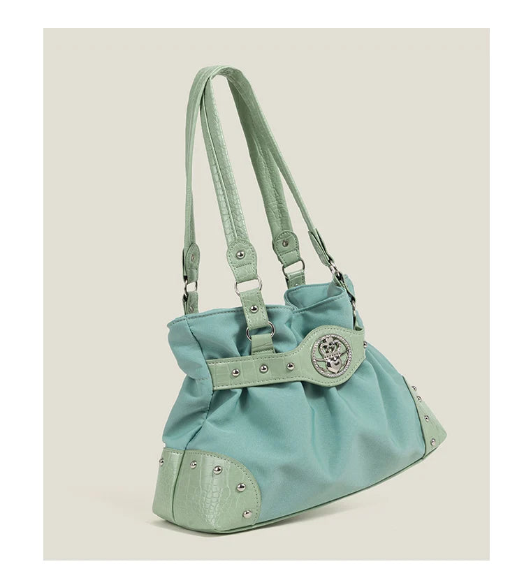 Embellished Hobo Bag