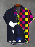 Colorful Floral Print Shirt