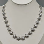 Flower Necklace Bracelet Earring Set