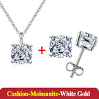 1-3ct Moissanite Diamond Jewelry Set