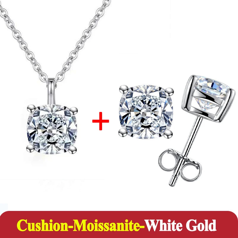 1-3ct Moissanite Diamond Jewelry Set