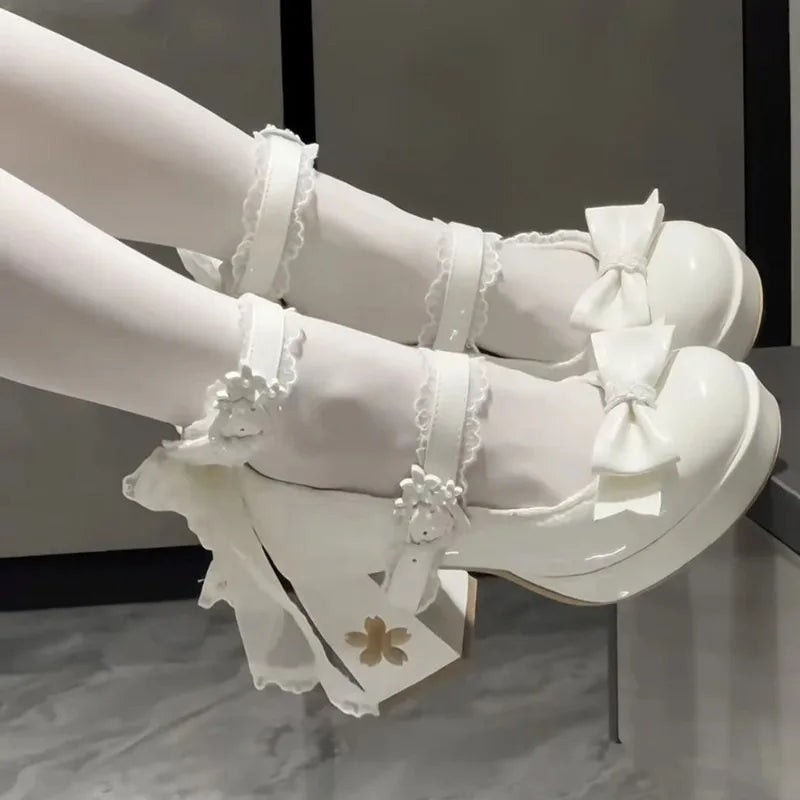 Butterfly Knot High Heels