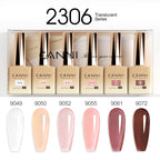 CANNI Nail Gel Polish Set Upgraded HEMA FREE Summer Nails Smooth Texture Ultra Gloss Top Coat Pigmented Gel Soak off UV LED Gel