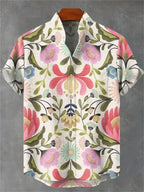 Colorful Floral Print Shirt