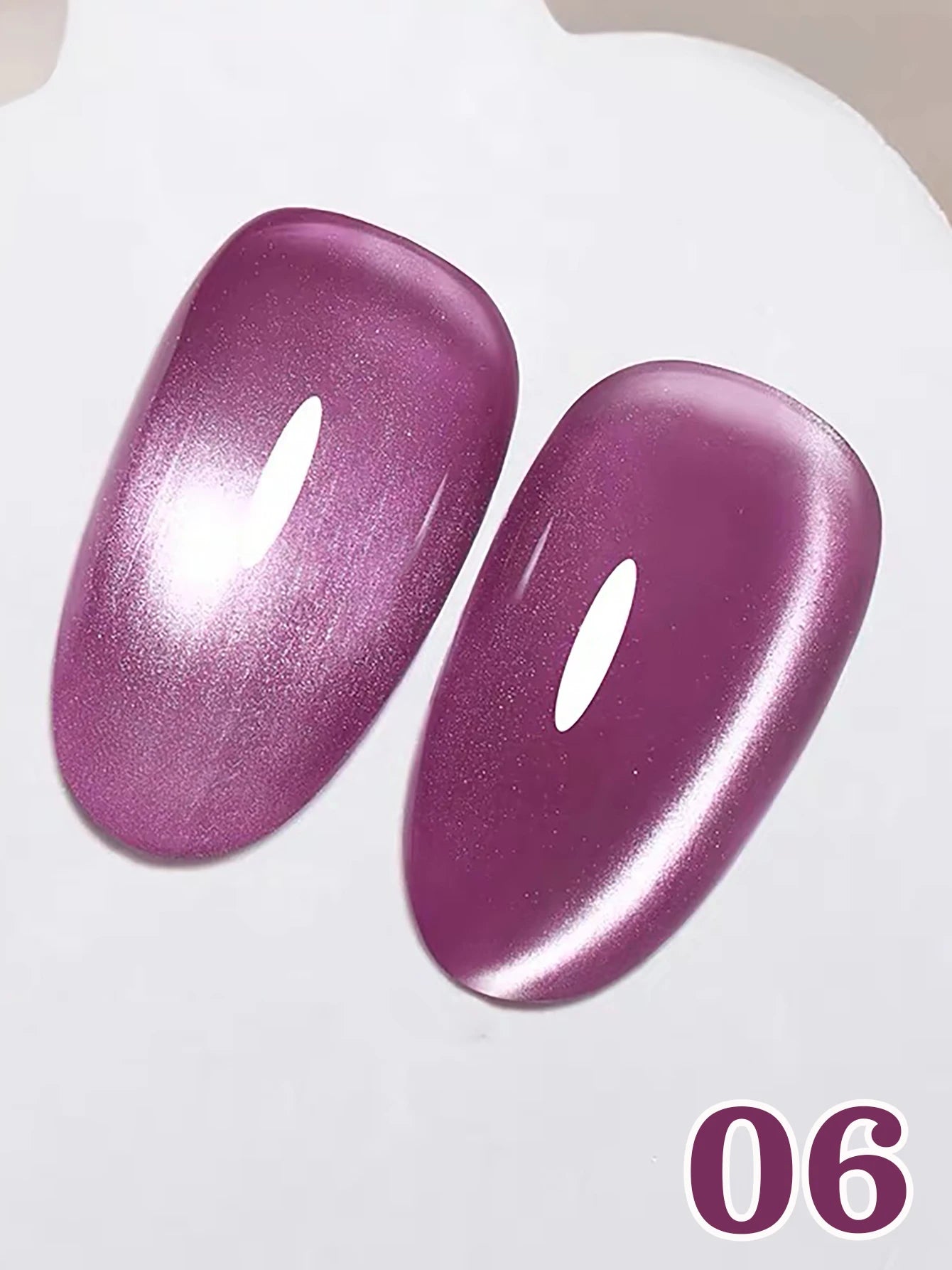 MIANEL 12ML Flower-like Satin Cat Eye Gel Nail Polish Popular Whitening Nail Polish Suitable Red Nails Blue Nails 1-12pcs