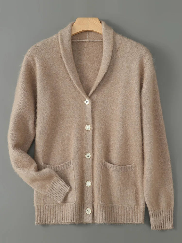 Mink Cashmere Cardigan