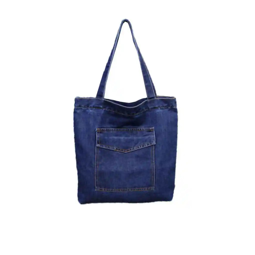 Canvas Denim Shoulder Bag