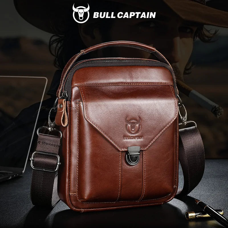 Leather Messenger Bag