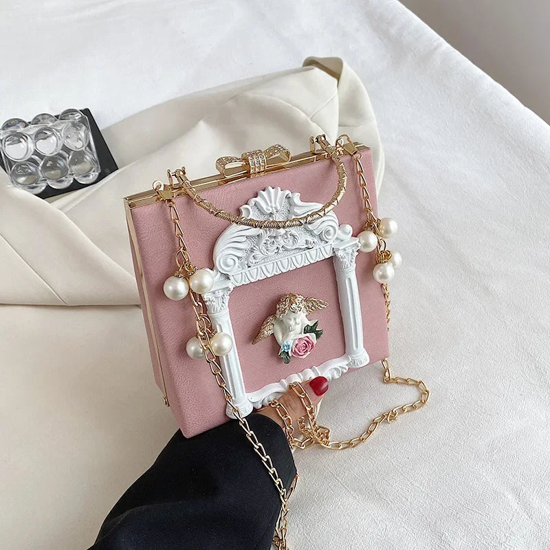 Angel Flower Chain Handbag