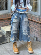 Slim Machete Denim Shorts