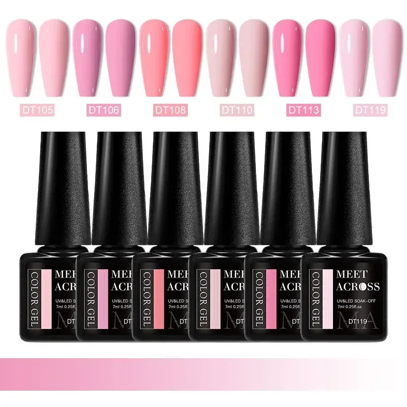 6Pcs Gel Nail Polish Set