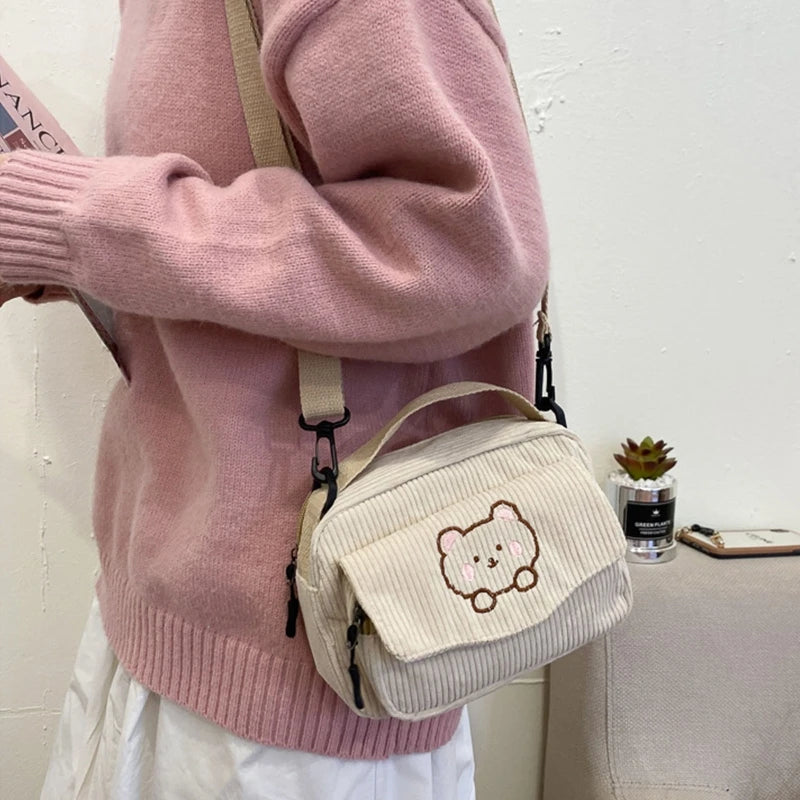 Cartoon Messenger Tote Bag