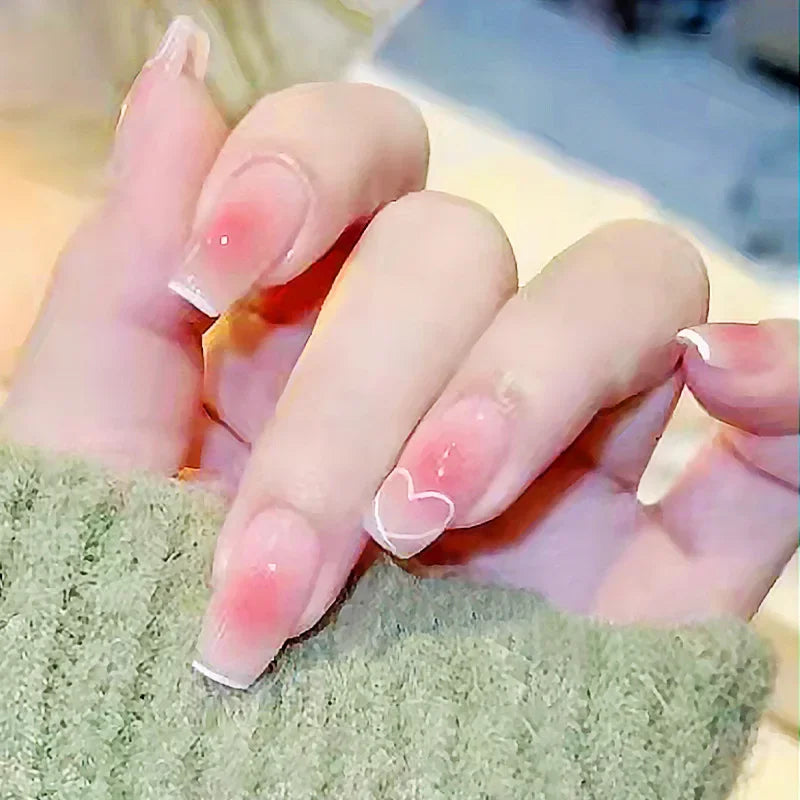 24P Rainbow Fake Nail