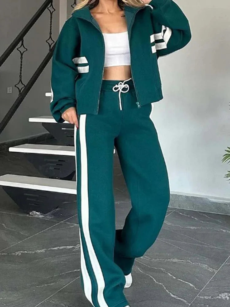 Wide Leg Pants Fashion Set
