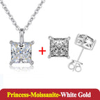 1-3ct Moissanite Diamond Jewelry Set