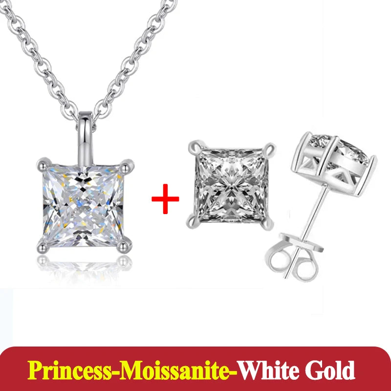 1-3ct Moissanite Diamond Jewelry Set