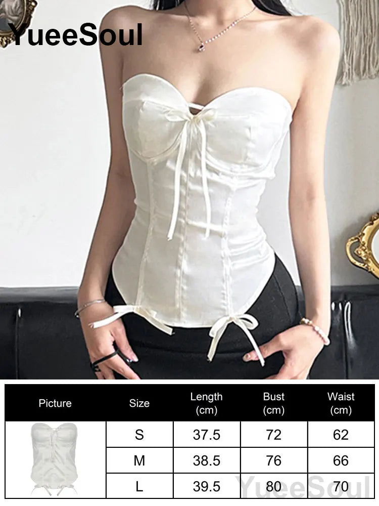 Strapless Corset Bustier Top