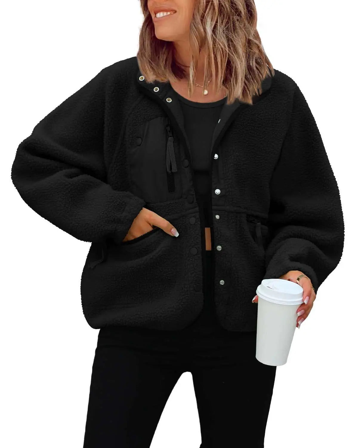 Fleece Loose Jacket