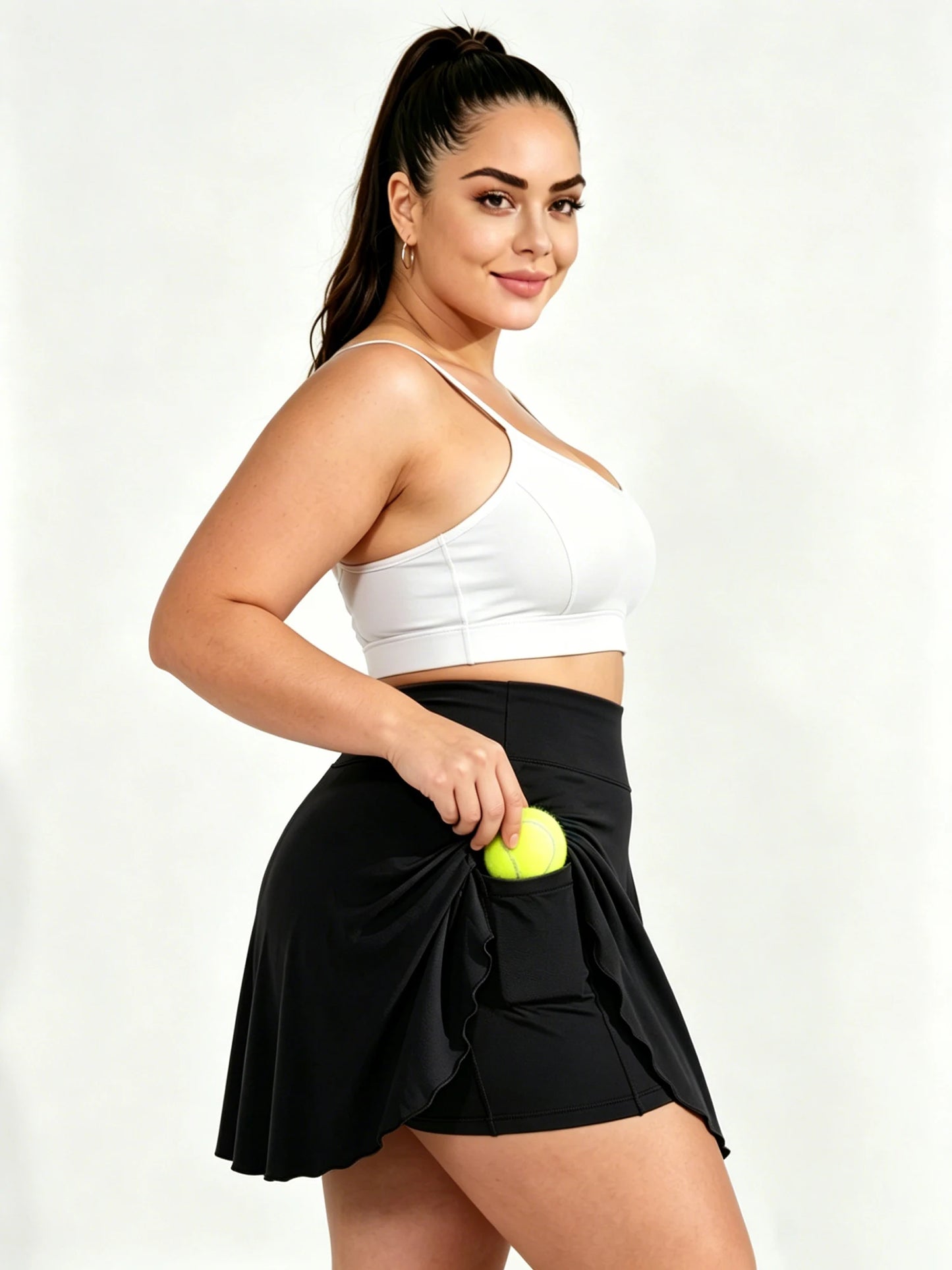 Pleated Athletic Skirts with Pockets