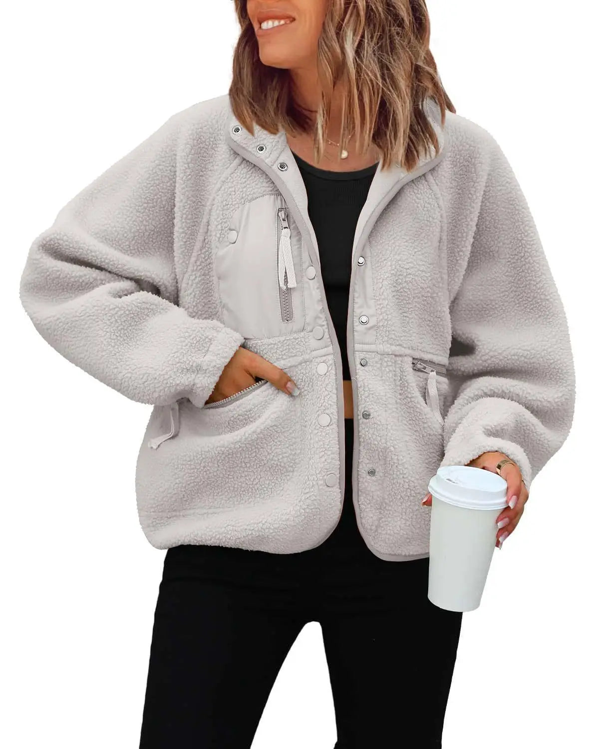 Fleece Loose Jacket