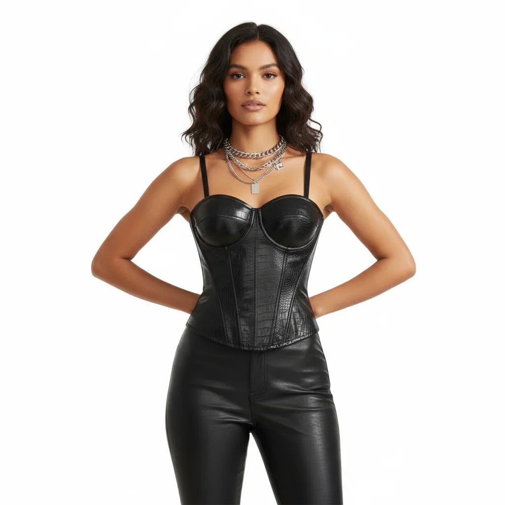 PU Leather Tank