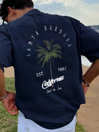 Coconut Tree Letter Printed Tee