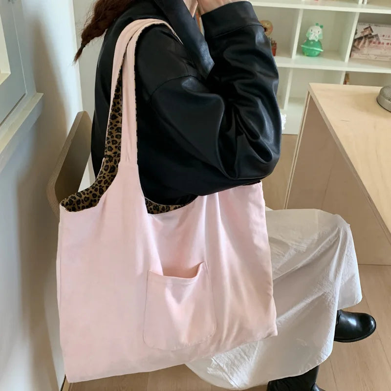 Leopard Print Shoulder Bag