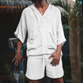 Loose Solid Linen Set