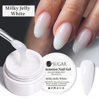 UR SUGAR 15ml Extension Nail Gel Jelly Pink White Clear Hard Gel Extension UV Gel For Nails Finger French Nail Art DIY Manicure