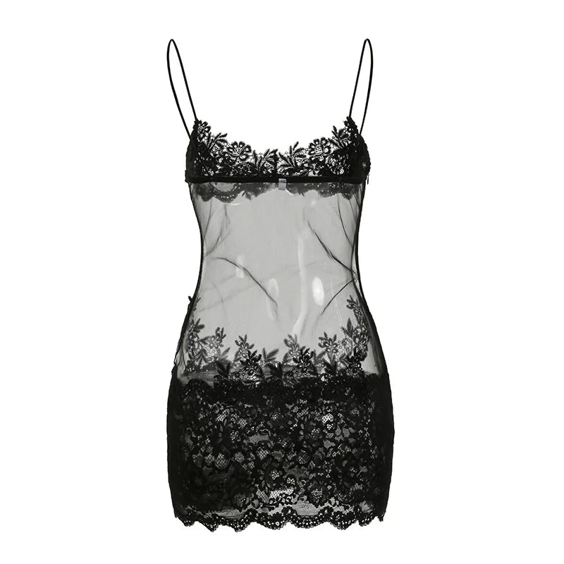 Lace Mesh Dress