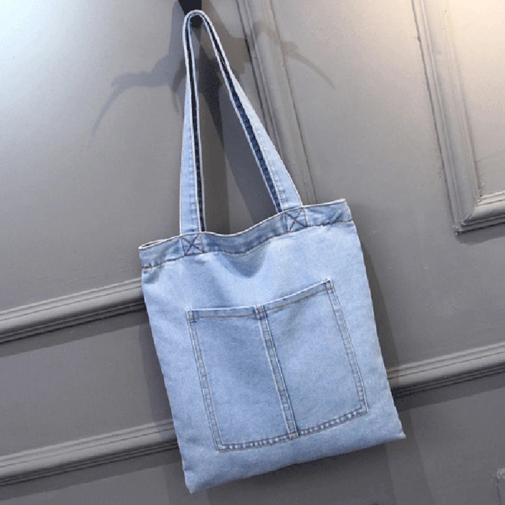 Canvas Denim Shoulder Bag