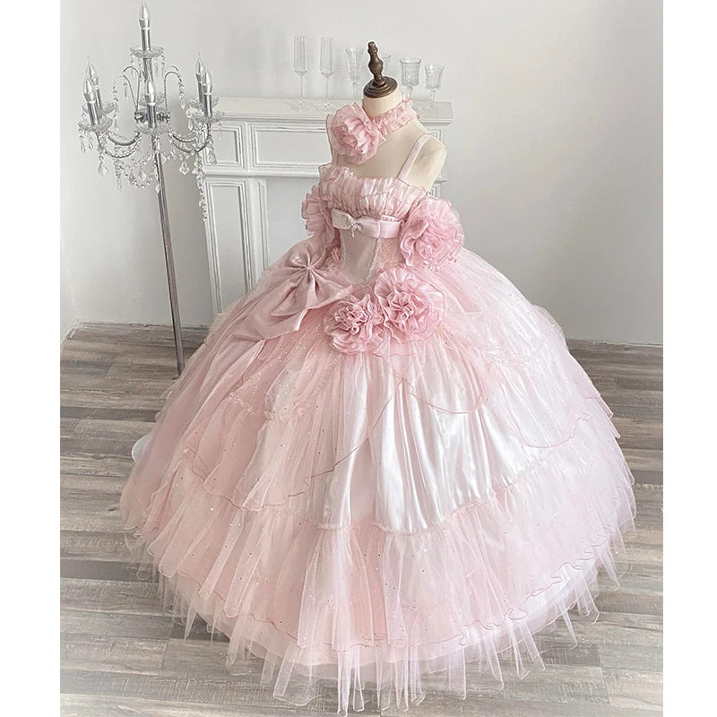 Dreamscape Ruffle Gown