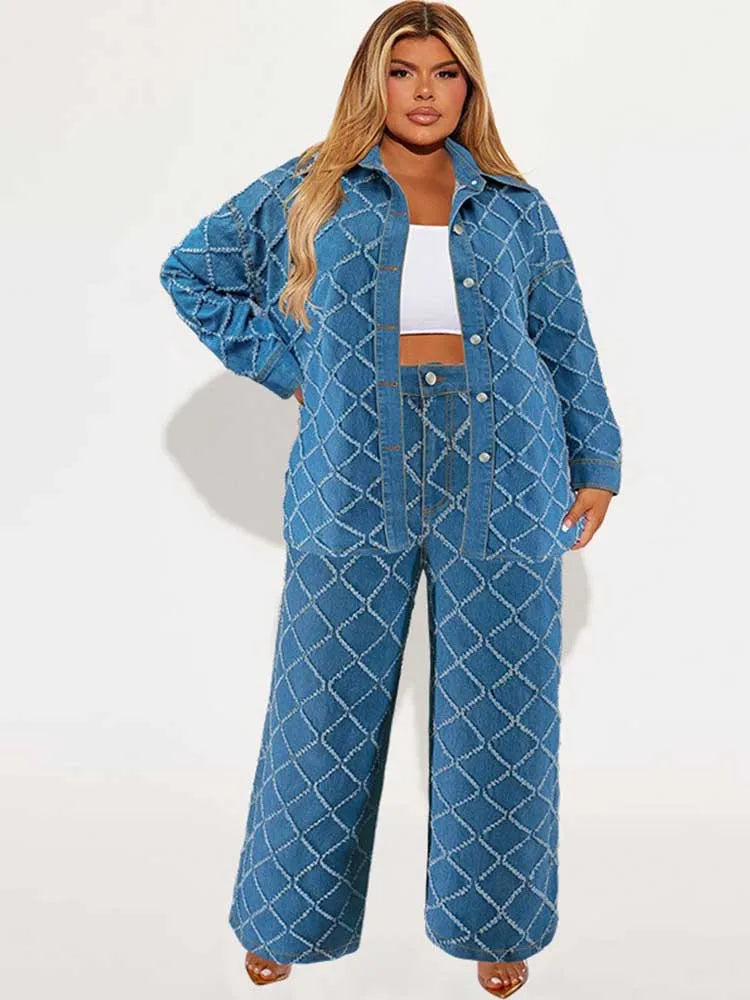 Denim 2 Piece Set