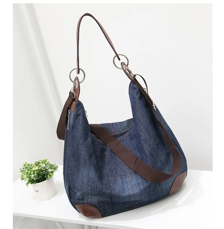 Denim Shoulder Bag