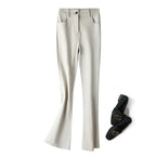 Stretch Leather Pants