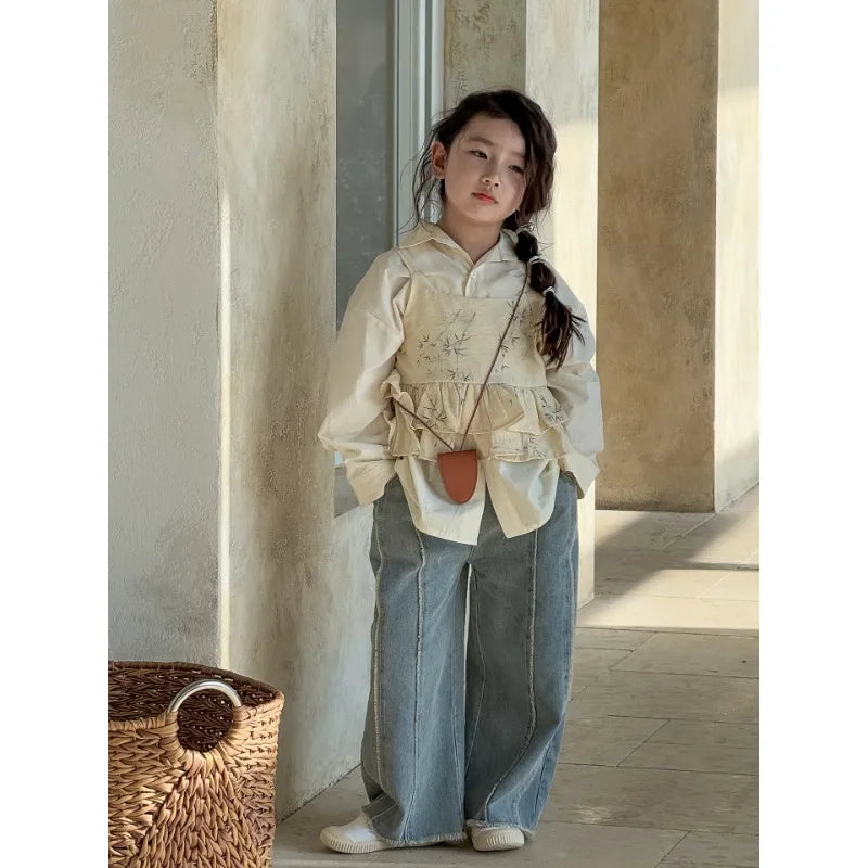 Straight Cotton Soft Jeans