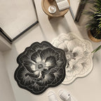 Flower Bathroom Floor Mat