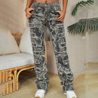 Denim Straight Pants