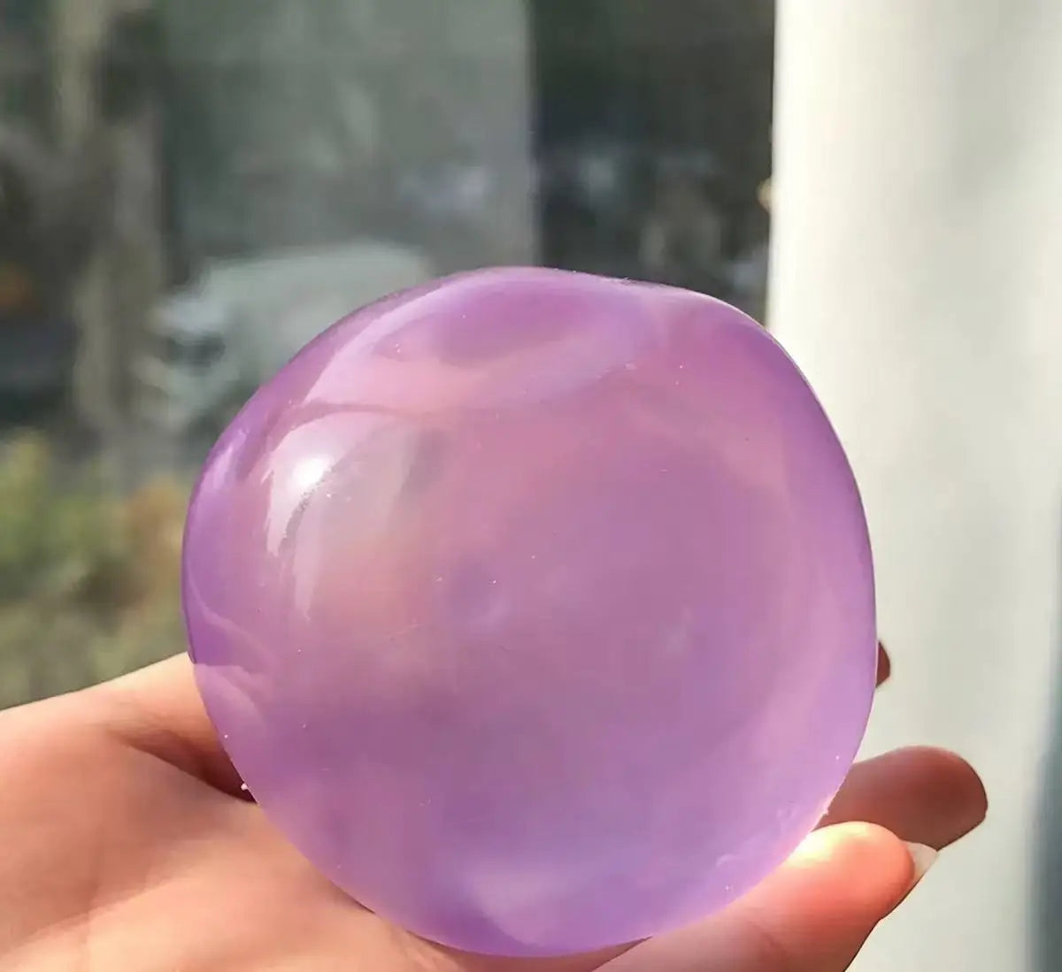 Moldable Squishy Pearl Coconut Oil Squeeze Toy Moldable Stress Ball Squishy Toy Slow Rising Decompression Sensory Toy for Adult
